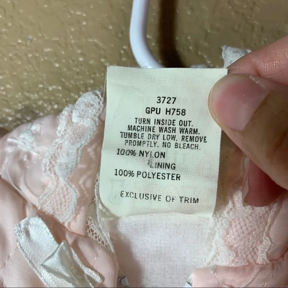 Vintage Little Me baby girl light pink sleep sack‎